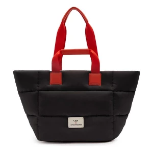 Foto van product Les Visionnaires Shopper 'Unio Tokio' bloedrood / zwart / wit