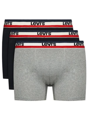 Foto van product LEVI'® Boxershorts lichtgrijs / rood / zwart Levi's