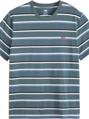 Foto van product LEVI'® Shirt 'SS Original HM Tee' lichtblauw / donkerblauw / jade groen / wit Levi's