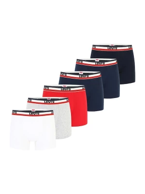 Foto van product LEVI'S ® Boxershorts marine / grijs / rood / zwart / wit