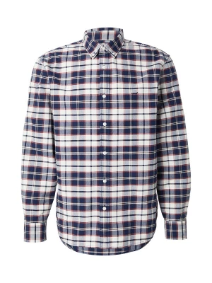 Foto van product LEVI'S ® Overhemd 'AUTHENTIC' marine / lichtgeel / donkerrood / wit