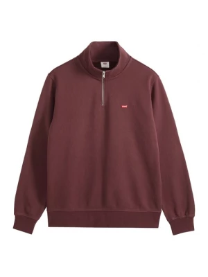 Foto van product LEVI'S ® Sweatshirt 'Original HM 1 / 4 Zip' bordeaux