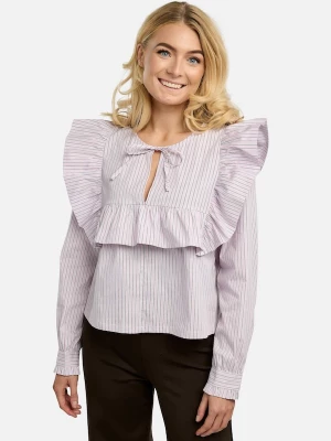 Foto van product Liberte Essentiel Shirt ' HEATHER-LS-TIE ' lichtroze