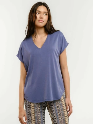 Foto van product Liberte Essentiel Shirt ' NUNI ' blauw denim