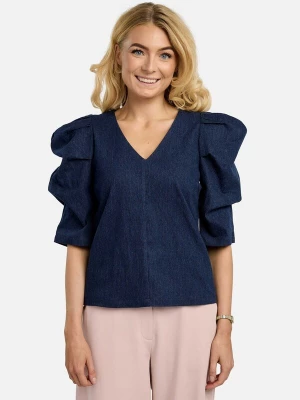 Foto van product Liberte Essentiel Shirt ' WINNIE ' blauw denim