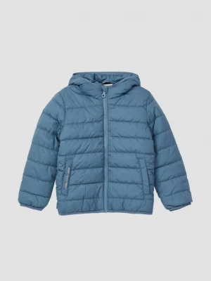 Foto van product Licht gewatteerd unisex jack met vaste capuchon s.Oliver blauw