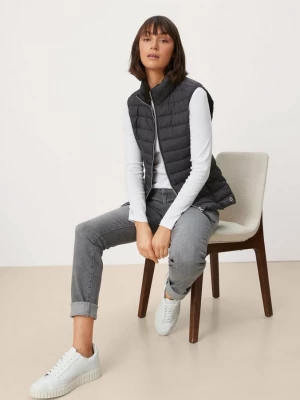 Foto van product Lichte bodywarmer met stiknaden en opstaande kraag s.Oliver zwart