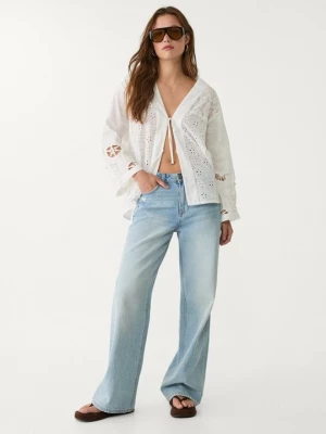 Foto van product Lichte jas Stradivarius wit