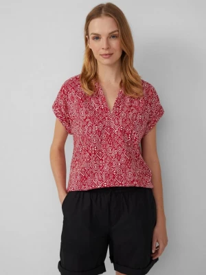 Foto van product Lichte katoenen blouse met print all-over s.Oliver rood