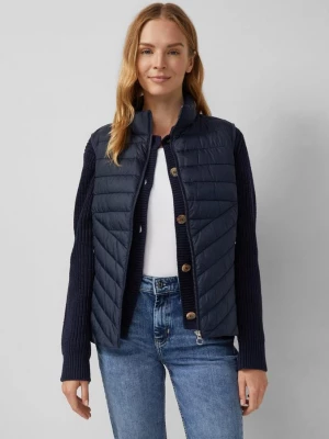 Foto van product Lichtgewicht gewatteerd vest met opstaande kraag s.Oliver blauw