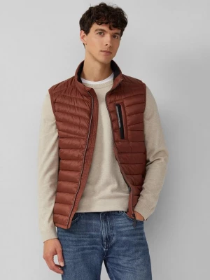 Foto van product Lichtgewicht gewatteerd vest met sportieve contrasterende details | 360° circulair zicht s.Oliver rood