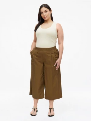 Foto van product Lichtgewicht poplin culottes met plooien s.Oliver bruin