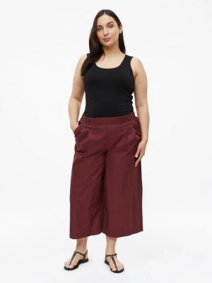 Foto van product Lichtgewicht poplin culottes met plooien s.Oliver rood