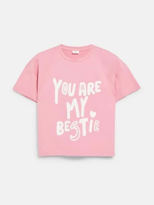 Foto van product Lichtgewicht sweatshirt met boxy pasvorm en print s.Oliver roze