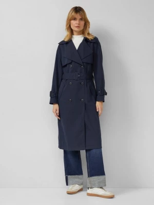 Foto van product Lichtgewicht trenchcoat van lyocell s.Oliver blauw