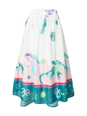 Foto van product LIEBLINGSSTÜCK Rok 'Rahel' smaragd / pastelroze / wit