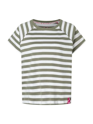 Foto van product LIEBLINGSSTÜCK Shirt 'Tara' olijfgroen / wit