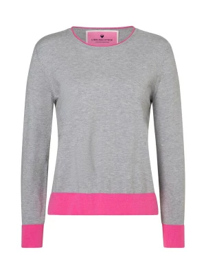 Foto van product LIEBLINGSSTÜCK Trui 'Karia' grijs gemêleerd / neonroze / zilver