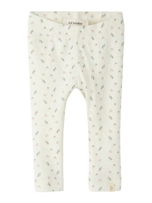 Foto van product Lil'Atelier Leggings 'NBFGago' olijfgroen / rosa / wit
