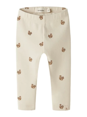 Foto van product Lil'Atelier Leggings 'NBNLAYO' crème / bruin