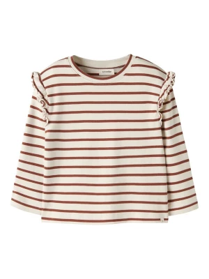 Foto van product Lil'Atelier Shirt 'NMFLIMIA MIA' bruin / offwhite