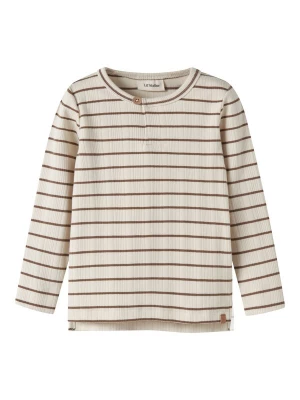 Foto van product Lil'Atelier Shirt 'NMMKABY' bruin / offwhite