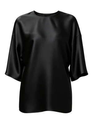 Foto van product Lilysilk Blouse 'LILYSILK Lässige Rundhals Seide Bluse' zwart