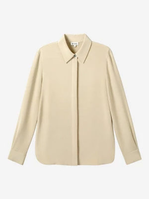 Foto van product Lilysilk Shirt 'Anmutige Seidenbluse mit Knopfleiste' beige