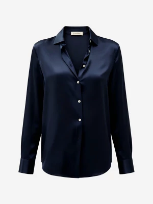 Foto van product Lilysilk Shirt 'LILYSILK Elegante Knopf Seidenhemd' blauw