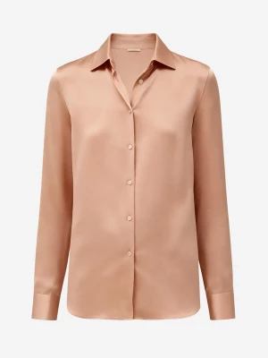 Foto van product Lilysilk Shirt 'Minimalistische Seidenbluse mit Muschelknöpfen' pink