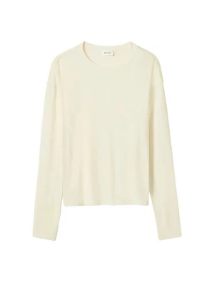 Foto van product Lilysilk Shirt 'Seide Breeze Jersey Entspanntes Lounge Top' wit