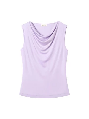 Foto van product Lilysilk Top 'Seidenjersey Ärmelloses Top mit Wasserfallausschnitt' lila