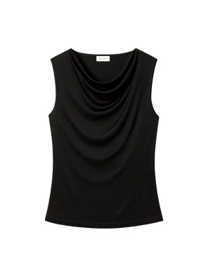 Foto van product Lilysilk Top 'Seidenjersey Ärmelloses Top mit Wasserfallausschnitt' zwart