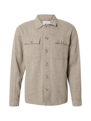 Foto van product Lindbergh Overhemd beige / donkergroen