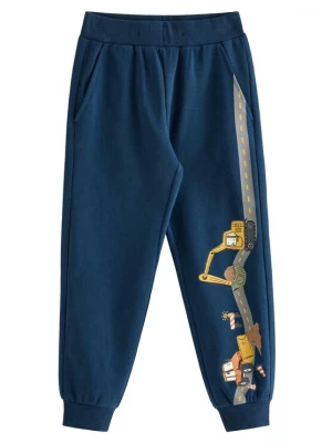 Foto van product Lindex Broek 'Construction' blauw / geel / grijs
