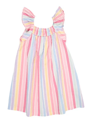 Foto van product Lindex Jurk pastelblauw / lichtgeel / lichtroze
