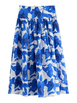 Foto van product Lindex Rok 'Balie' blauw / navy / wit