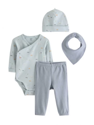 Foto van product Lindex Set beige / duifblauw / lichtblauw