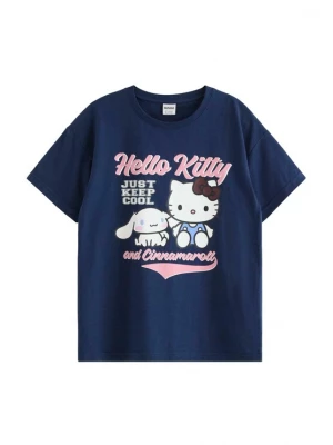 Foto van product Lindex Shirt 'Hello Kitty' navy / pink / donkerrood / wit