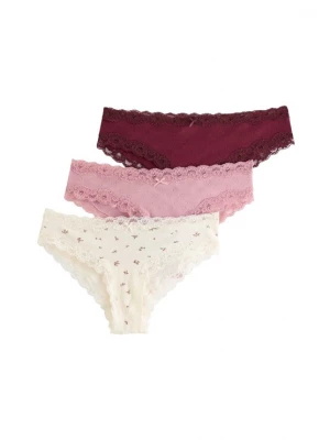 Foto van product Lindex Slip 'Wilma' groen / rosa / bordeaux / offwhite