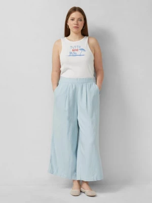 Foto van product Linnen mix broek QS blauw
