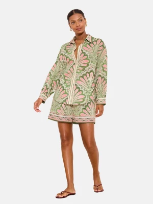Foto van product Lipsy Blouse lichtgroen / rosa