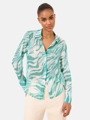 Foto van product Lipsy Blouse turquoise / mintgroen / offwhite