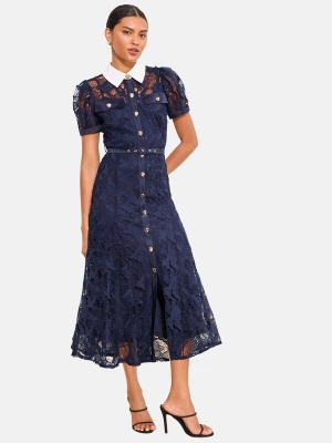Foto van product Lipsy Blousejurk navy / wit