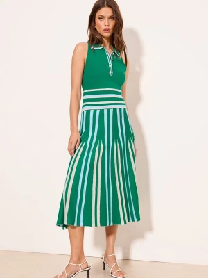 Foto van product Lipsy Gebreide jurk lichtblauw / groen / wit