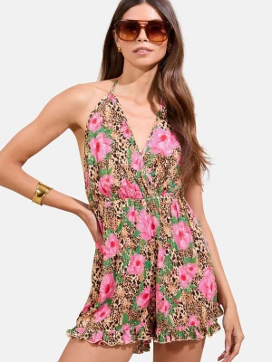 Foto van product Lipsy Jumpsuit cappuccino / groen / lichtroze / zwart