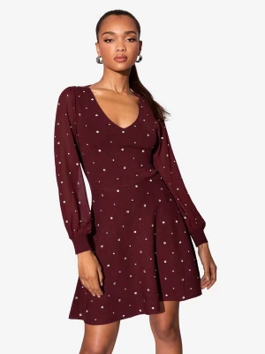 Foto van product Lipsy Jurk bordeaux / zilver