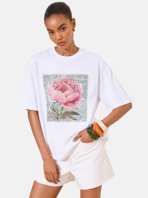 Foto van product Lipsy Oversized shirt smoky blue / olijfgroen / pitaja roze / wit