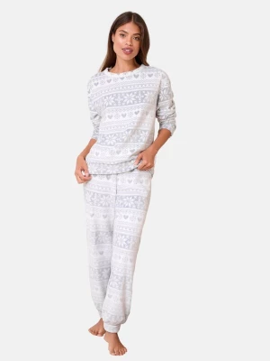 Foto van product Lipsy Pyjama lichtgrijs / wit
