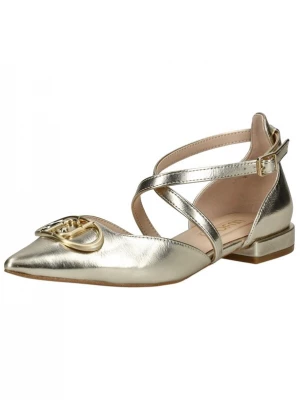 Foto van product Liu Jo Ballerina met riempjes goud / zilver